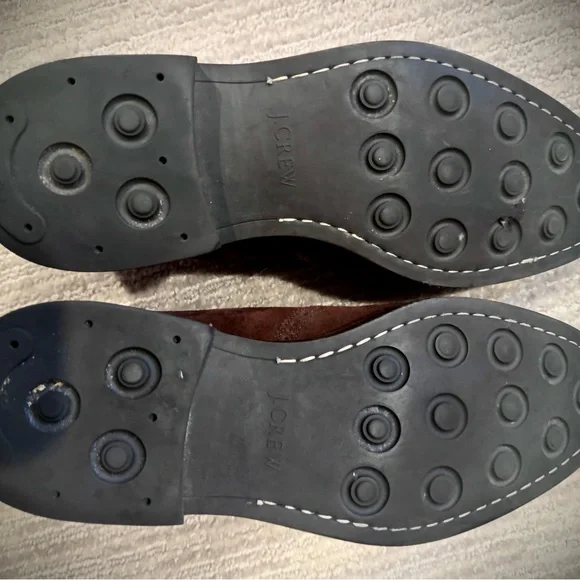 J. Crew Brown Suede Wingtip Oxfords - Picture 5 of 7